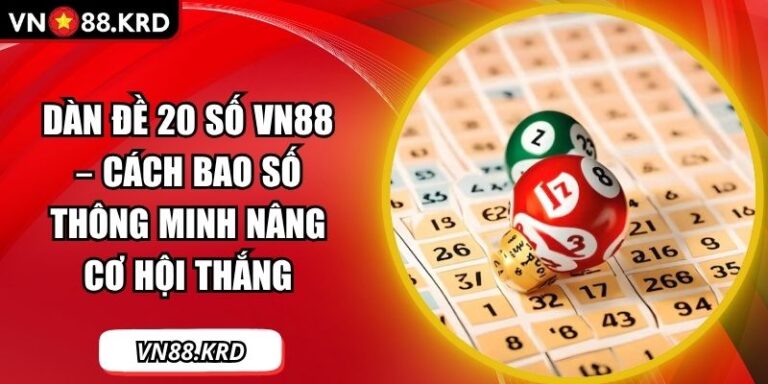Dàn Đề 20 Số VN88 – Cách Bao Số Thông Minh Nâng Cơ Hội Thắng 7 dàn đề 20 số