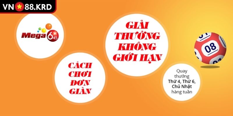Mega 6/45 VN88 – Sáu Con Số Vàng Cơ Hội Thành Tỷ Phú Thật 1 Giới thiệu chung về Xổ số Mega 6/45 VN88